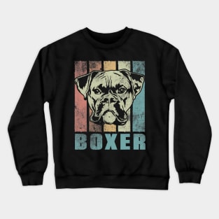 Boxer Dog Vintage Crewneck Sweatshirt